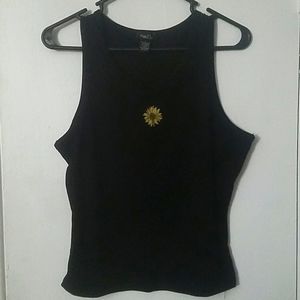 Black Crop Top Ribbed Tank Top Sunflower Rue 21